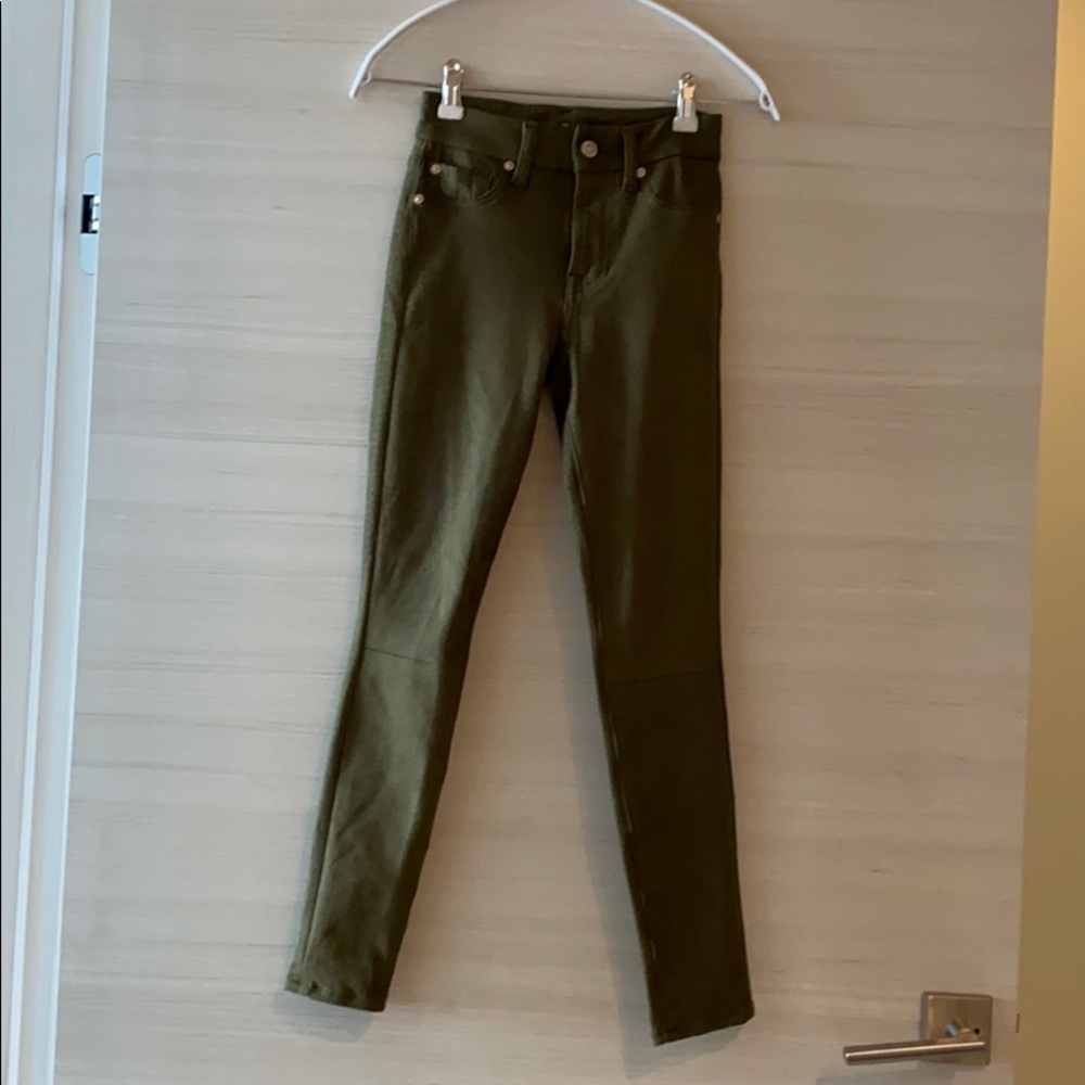 7 for all man kind faux suede pant